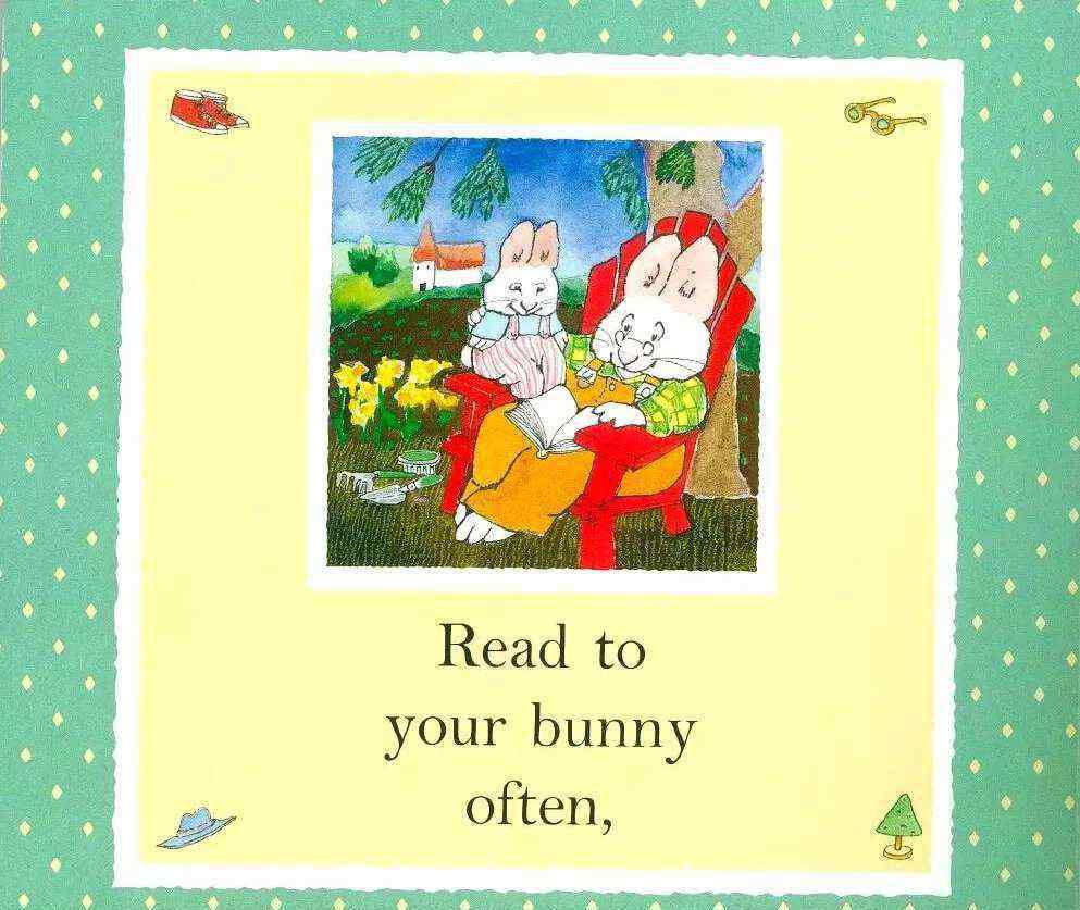 bunny怎么读 绘本故事--《Read to your bunny》读给你的小兔子