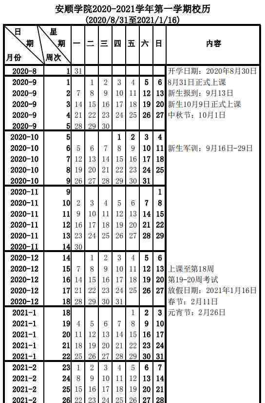 大学生开学时间 2020高校开学时间表 大学什么时候开学