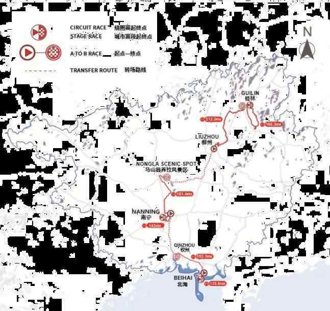 北海自行车大赛时间 2019环广西自行车世界巡回赛各个赛段时间+路线
