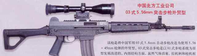 03式自动步枪图片 军迷眼中的外贸版03式自动步枪