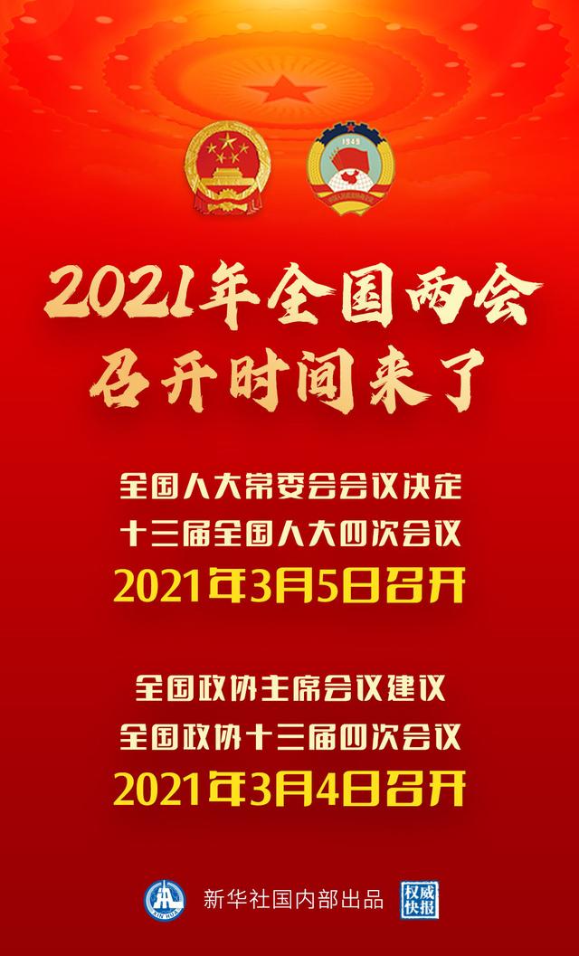 2021年全国两会召开时间来了 具体是啥情况?