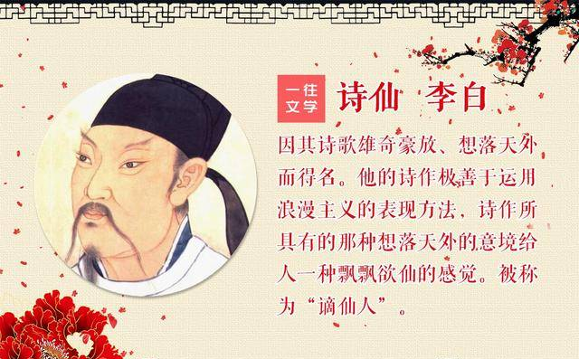 诗仙、诗祖、诗圣、诗囚、诗魔、诗鬼，分别是谁？