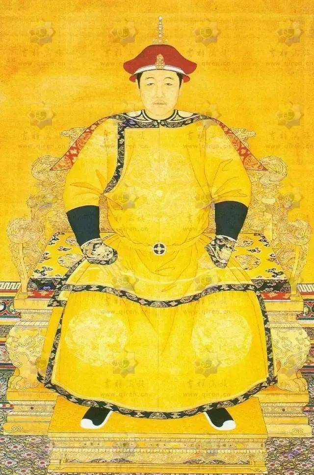 清朝历代皇帝画像欣赏，坐姿出奇地相似