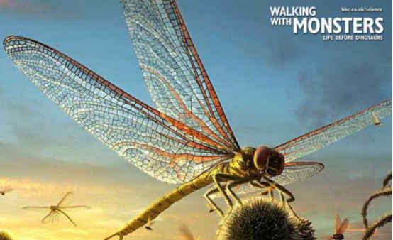 3亿年前巨型蜻蜓和蜈蚣才是地球的统治者