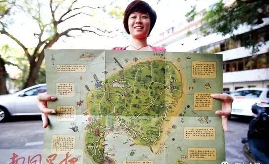 北海小伙伴制出首张涠洲岛手绘地图 有吃玩行攻略