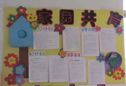 【环创】幼儿园家园共育栏布置欣赏