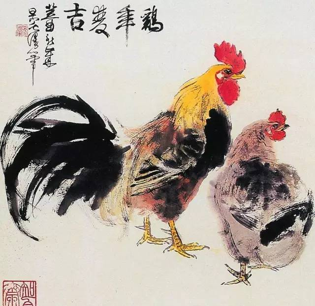 【传统文化】中国国画——鸡