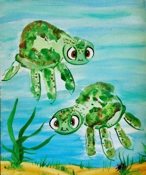 手印画，让你意想不到的大创意！（附教案）