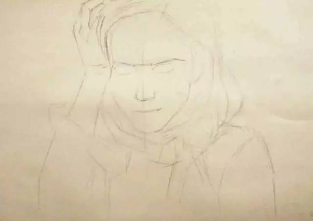 画人物头像素描的步骤