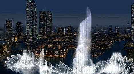 世界最大的音乐喷泉-迪拜音乐喷泉