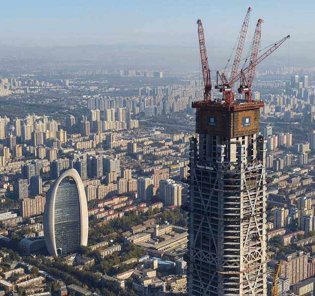 北京第一高楼中国尊, 建筑高度503米, 创下8项世界之最