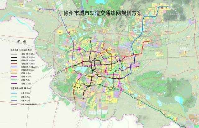 徐州未来11条地铁线路规划出图！未来的市中心在 ...