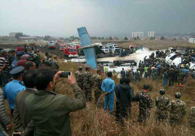 尼泊尔飞机坠毁 尼泊尔坠毁客机已49人死亡 今年3起客机坠毁已185人遇难