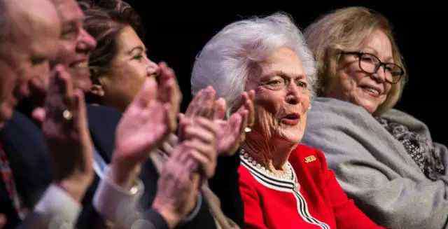 珍珠夫人 "珍珠夫人"芭芭拉·布什葬礼举行，老布什送别相伴73年的妻子