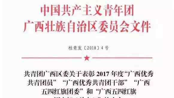 玉林市创新中学 青·榜样 | 好消息！玉林这些单位荣获2017年度“广西五四红旗团委”“广西五四红旗团支部”