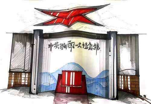 温州大学地图 温州大学生手绘“红色景点”地图
