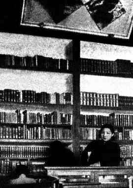 辅仁大学图书馆 教会大学女生，一道靓丽清新的风景