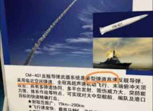 反舰弹道导弹 CM-401反舰弹道导弹意味着什么？