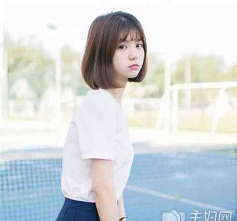 学生波波头 波波头短发发型图片 学生范波波头发型俏皮减龄