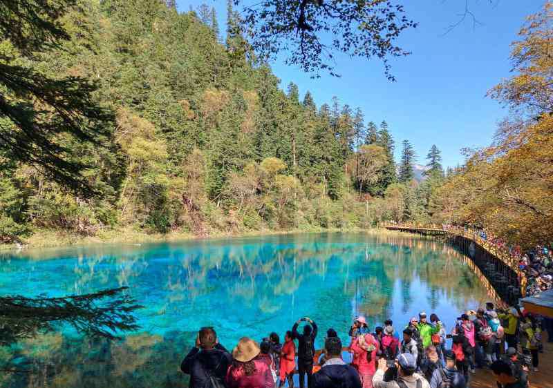 九寨沟当地旅游团 九寨沟今起开门迎客，首发团导游：九寨沟还像过去一样美！