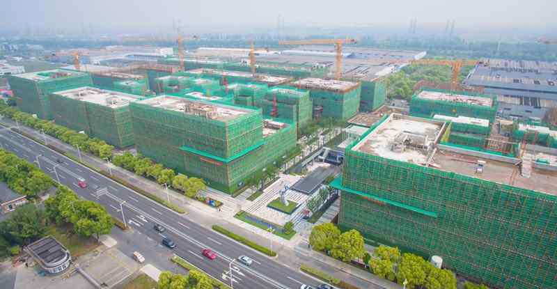 杨逸飞 百亿级项目正泰启迪智电港一期全部封顶，预计今年底交付