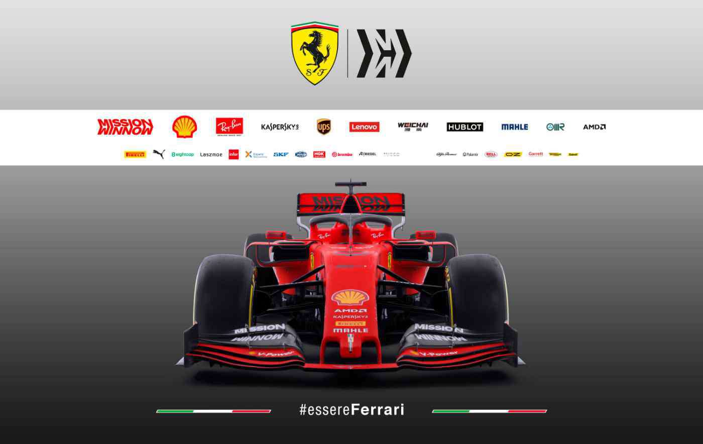 法拉利f1赛车 法拉利发布2019赛季F1赛车SF90