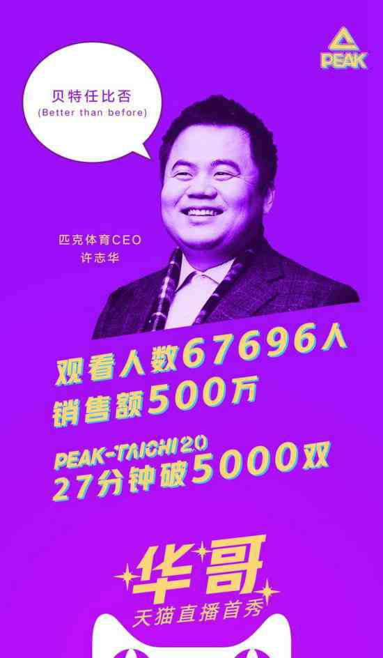 许志华 CEO带货哪家强？许志华27分钟卖出5000双态极2.0