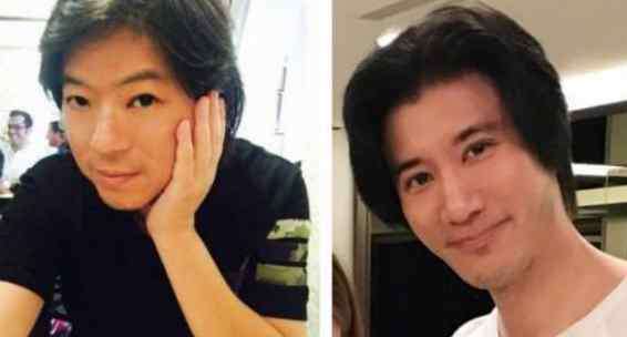 王力宏撞脸高晓松 王力宏撞脸高晓松 网友吐槽：一家四口你最丑