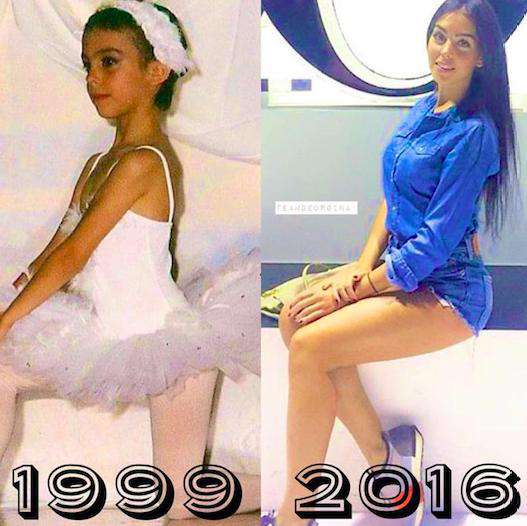 c罗女友乔治安娜 C罗女友儿时照曝光，从小就是美人坯子，近3年屌丝变公主