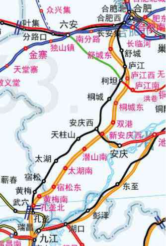京九铁路线路图 安九高铁最新消息：安九高铁线路图及站点