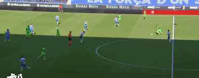 若纳坦 GIF：若纳坦-席尔瓦单刀推射破门，莱加内斯1-0西班牙人