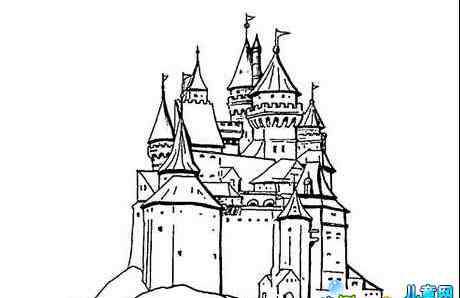 阴森的古堡怎么打 万圣节的城堡简笔画图片_阴森的城堡