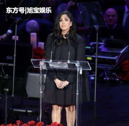 乔丹哭成泪人 科比 Gigi追思会感人一幕：瓦妮莎和乔丹哭成泪人！