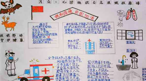 致敬英雄手抄报 致敬抗疫英雄手抄报画画简单又精美