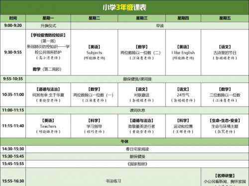 四川省教育资源公共平台 四川省教育资源公共服务平台 2020线上教学1-6年级完整课程表查询