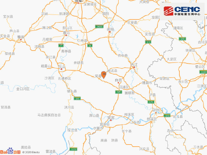 四川自贡市荣县发生3.2级地震 震源深度10千米 这意味着什么?