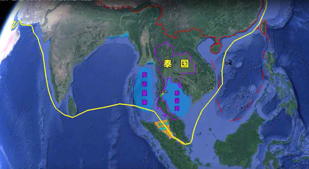 克拉地峡运河 克拉地峡运河一旦开通，将取代马六甲海峡，但为何泰国不敢挖通？
