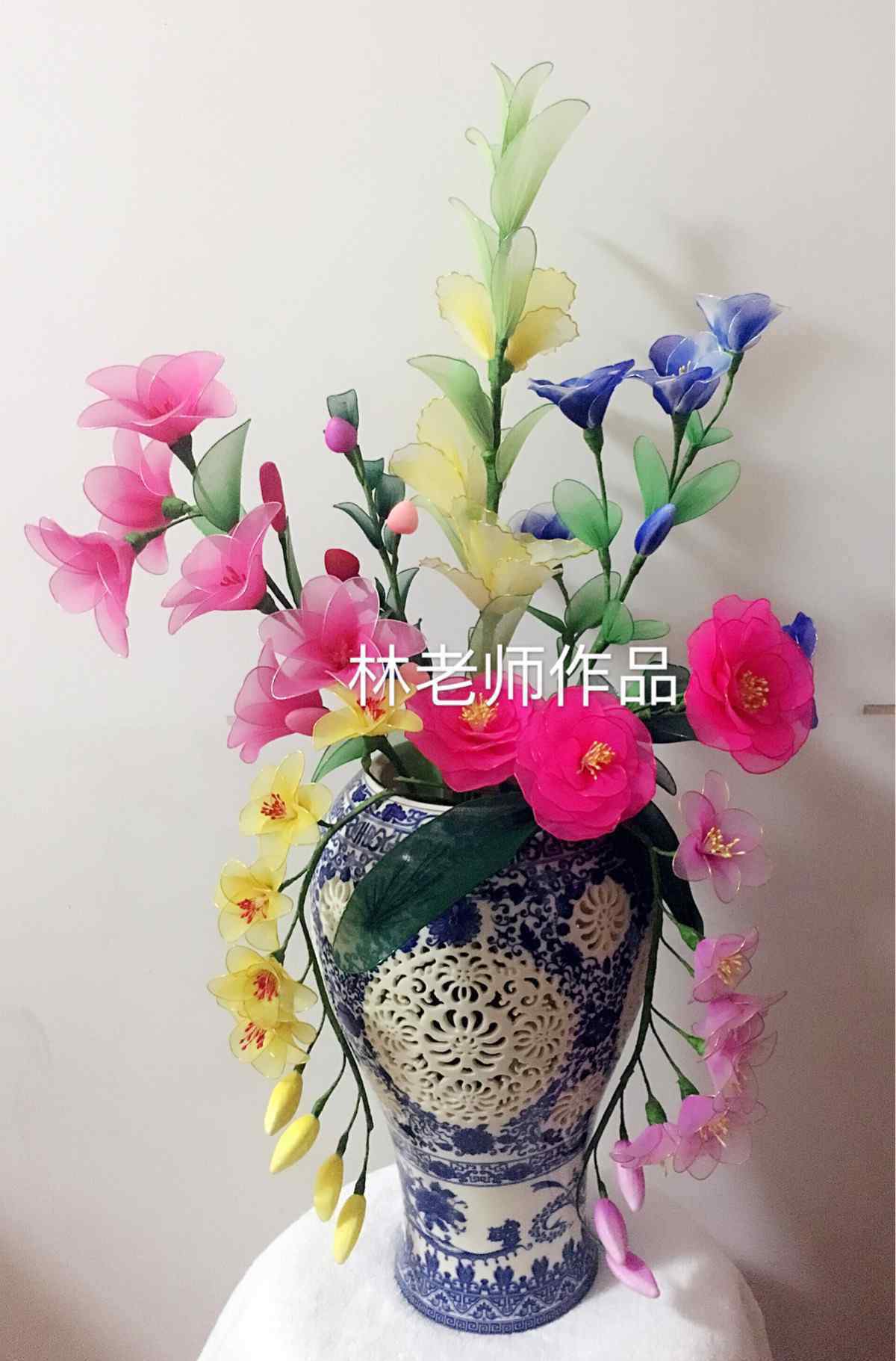 丝袜花造型 手工丝网花制作工艺介绍