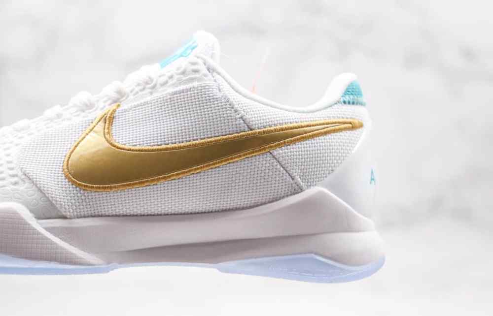 科比5 耐克Nike Kobe 5 Protro联名款科比5代白金色篮球鞋