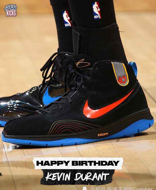 杜兰特战靴4 NBA球员上脚：杜兰特生日，回顾KD球鞋系列的发展
