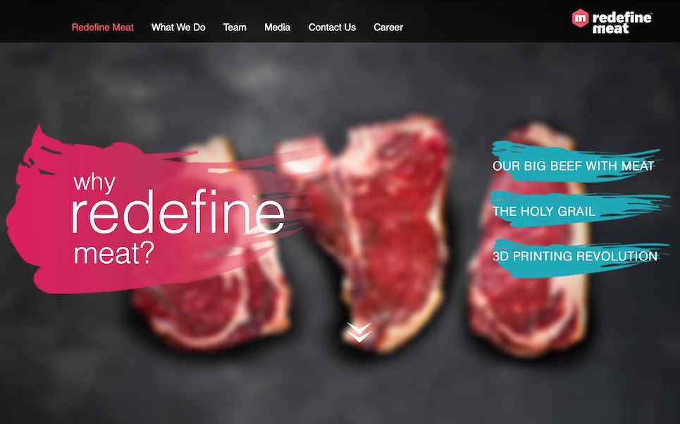 Redefine 素肉3D打印技术初创公司 Redefine Meat 完成600万美元种子轮融资