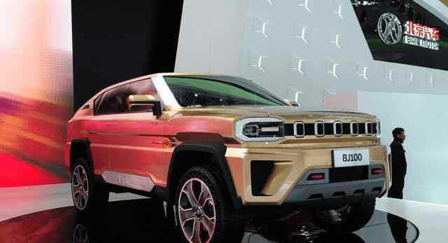 bj100预计报价多少 BJ100亮相，比宝马X6还亮眼，3.0TV6动力性能超路虎