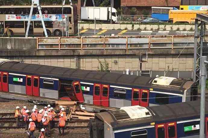港铁列车出轨 港铁列车出轨致8人受伤，500名乘客被疏散，调查或需三至六个月