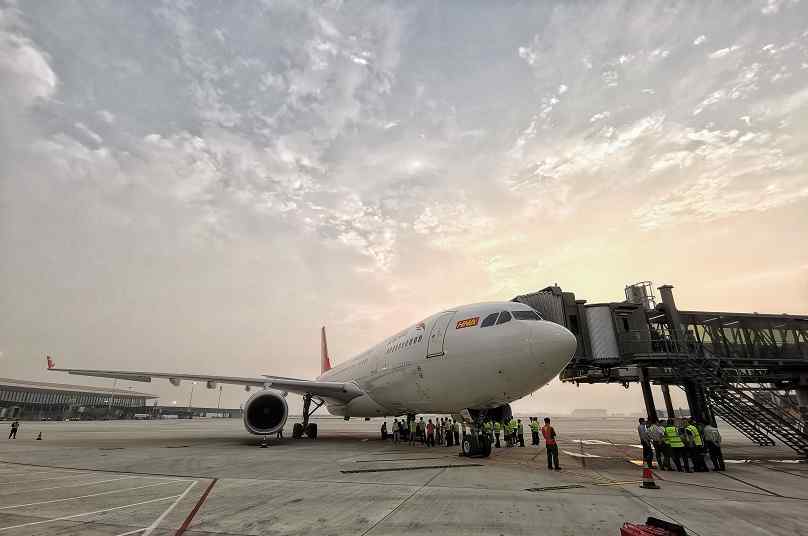 首都第二国际机场 北京大兴国际机场迎来第二次试飞，5架主流机型参与