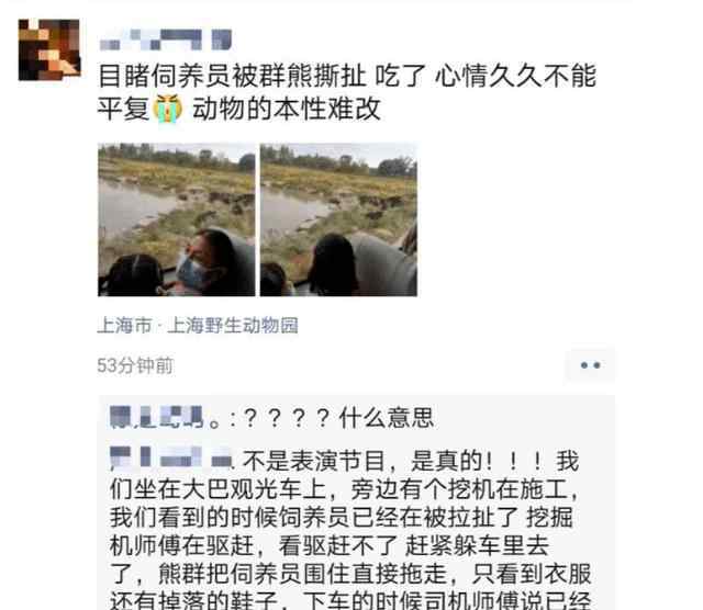 熊猫吃人案 上海野生动物园熊吃人事件又有爆料：是谁先动的手？