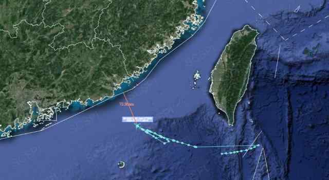 台媒称解放军战机23日晚罕见夜航台海