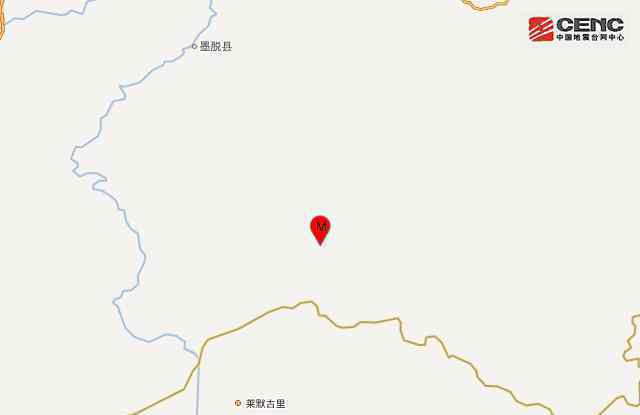 西藏林芝市察隅县发生3.0级地震 震源深度12千米