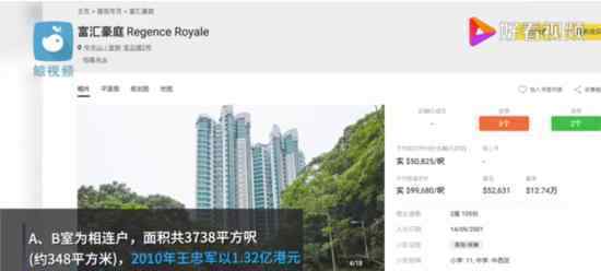 王中军卖香港豪宅 原因是什么详细情况如何