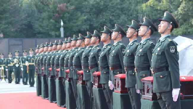 第七批在韩志愿军烈士安葬仪式举行 忠魂不泯，浩气长存