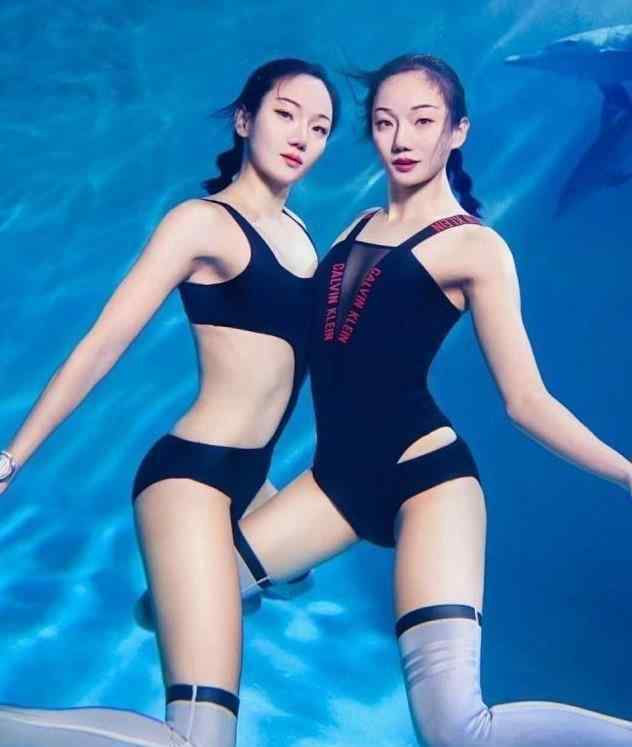 蒋文文 中国花泳双胞胎姐妹，因“潜规则”无奈退役，现33岁身材依旧曼妙